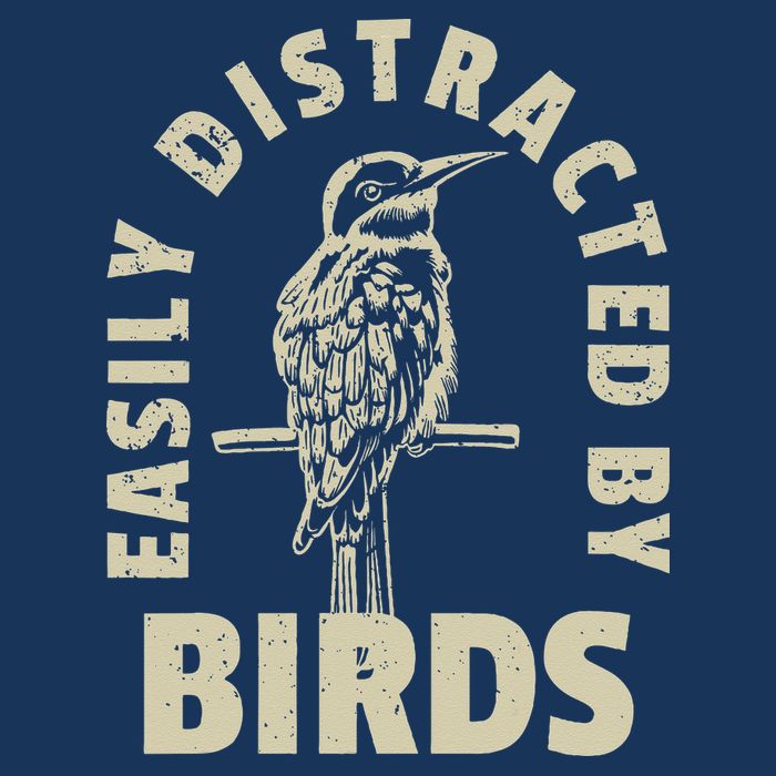 Easily Distracted By Birds Apron