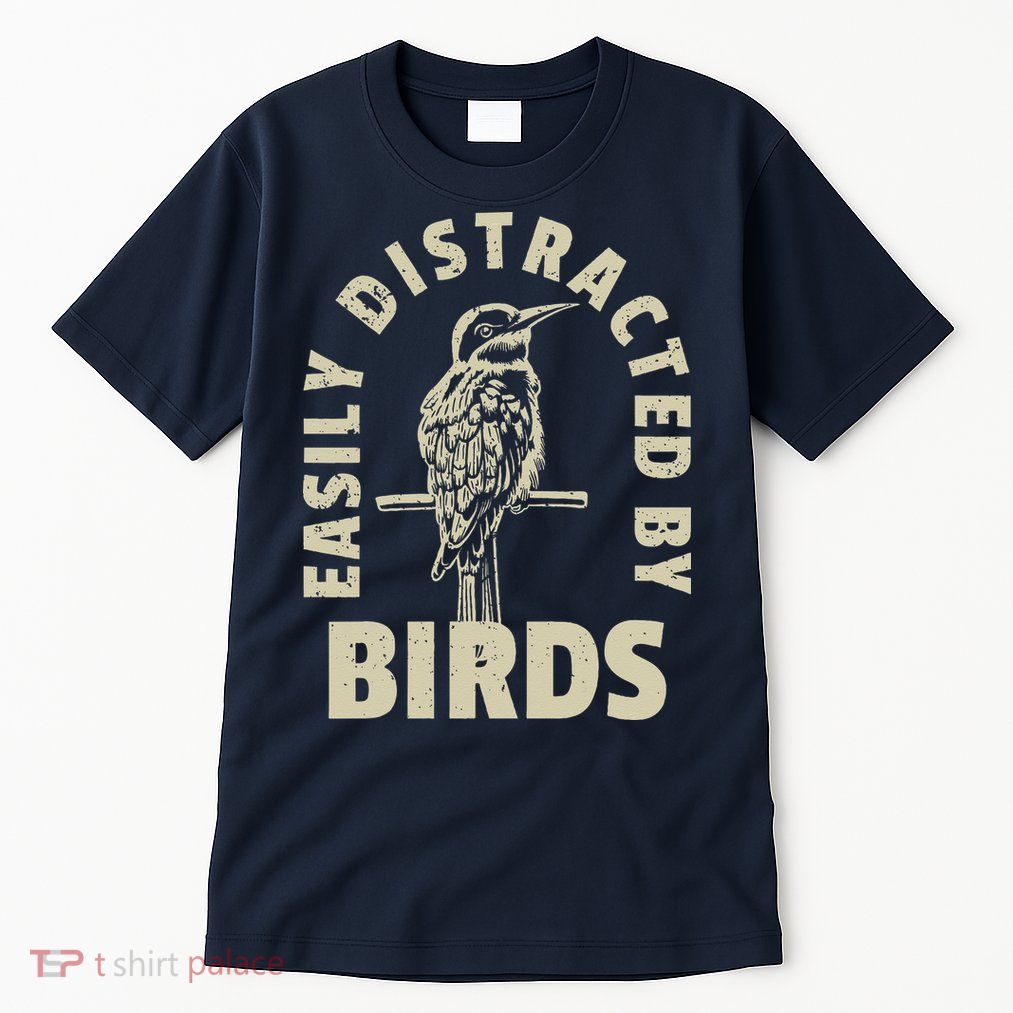 Easily Distracted By Birds Tall T-Shirt