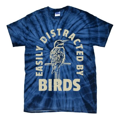 Easily Distracted By Birds Tie-Dye T-Shirt