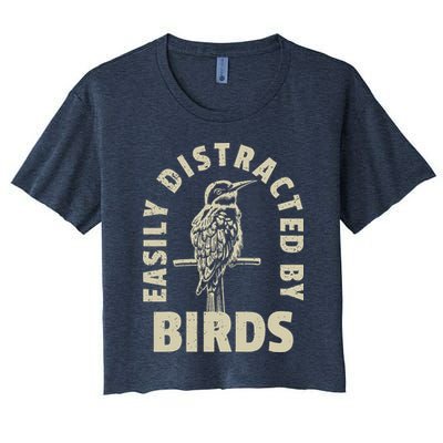 Easily Distracted By Birds Crop Top