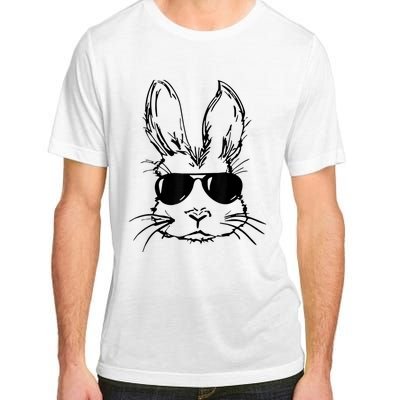 Easter Day Bunny Face With Sunglasses  Boy Kid Easter Adult ChromaSoft Performance T-Shirt