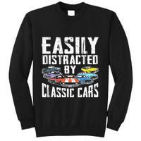 Easily Distracted By Classic Cars Sweatshirt