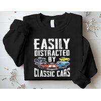 Easily Distracted By Classic Cars Sweatshirt