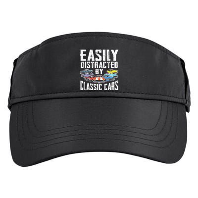 Easily Distracted By Classic Cars Adult Drive Performance Visor