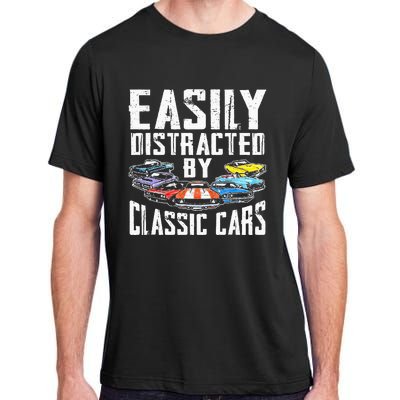 Easily Distracted By Classic Cars Adult ChromaSoft Performance T-Shirt