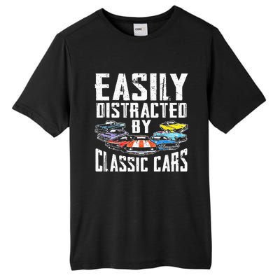 Easily Distracted By Classic Cars Tall Fusion ChromaSoft Performance T-Shirt