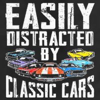 Easily Distracted By Classic Cars 15oz Campfire Ceramic Mug