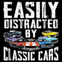 Easily Distracted By Classic Cars Sustainable Beanie