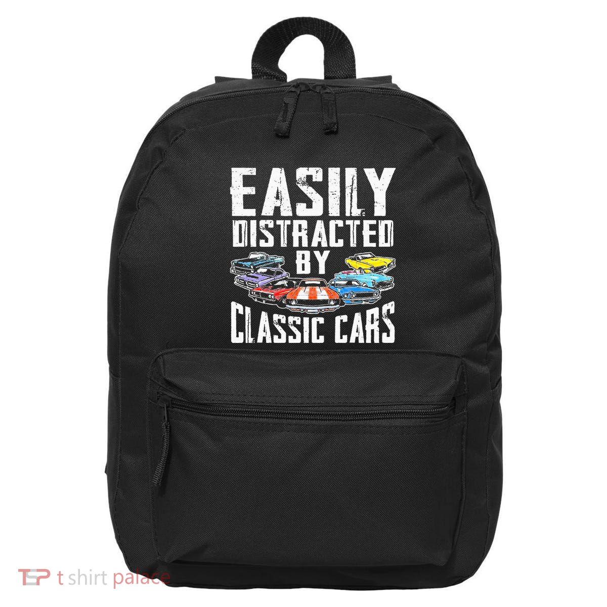 Easily Distracted By Classic Cars 16 in Basic Backpack