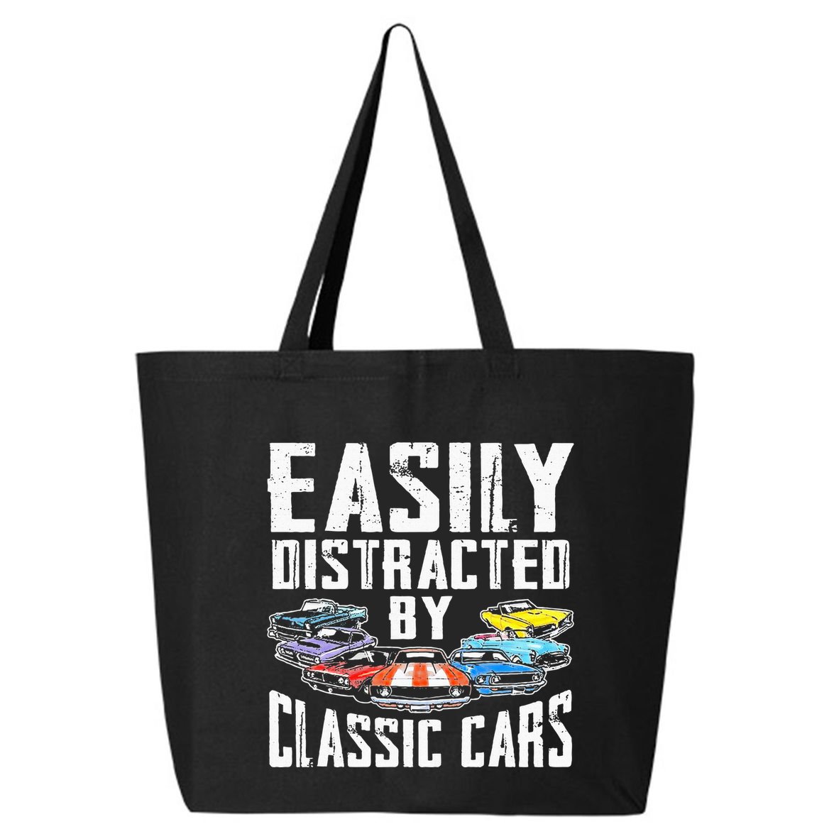 Easily Distracted By Classic Cars 25L Jumbo Tote