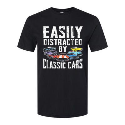 Easily Distracted By Classic Cars Softstyle® CVC T-Shirt