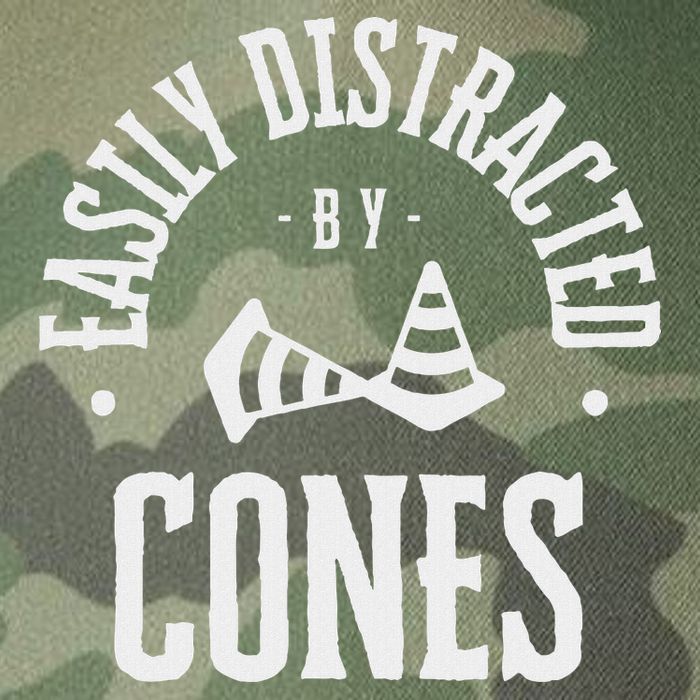 Easily Distracted By Cones – Funny Autox Autocross Racing Legacy Tie Dye Trucker Hat