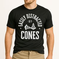 Easily Distracted By Cones – Funny Autox Autocross Racing Performance Shirt