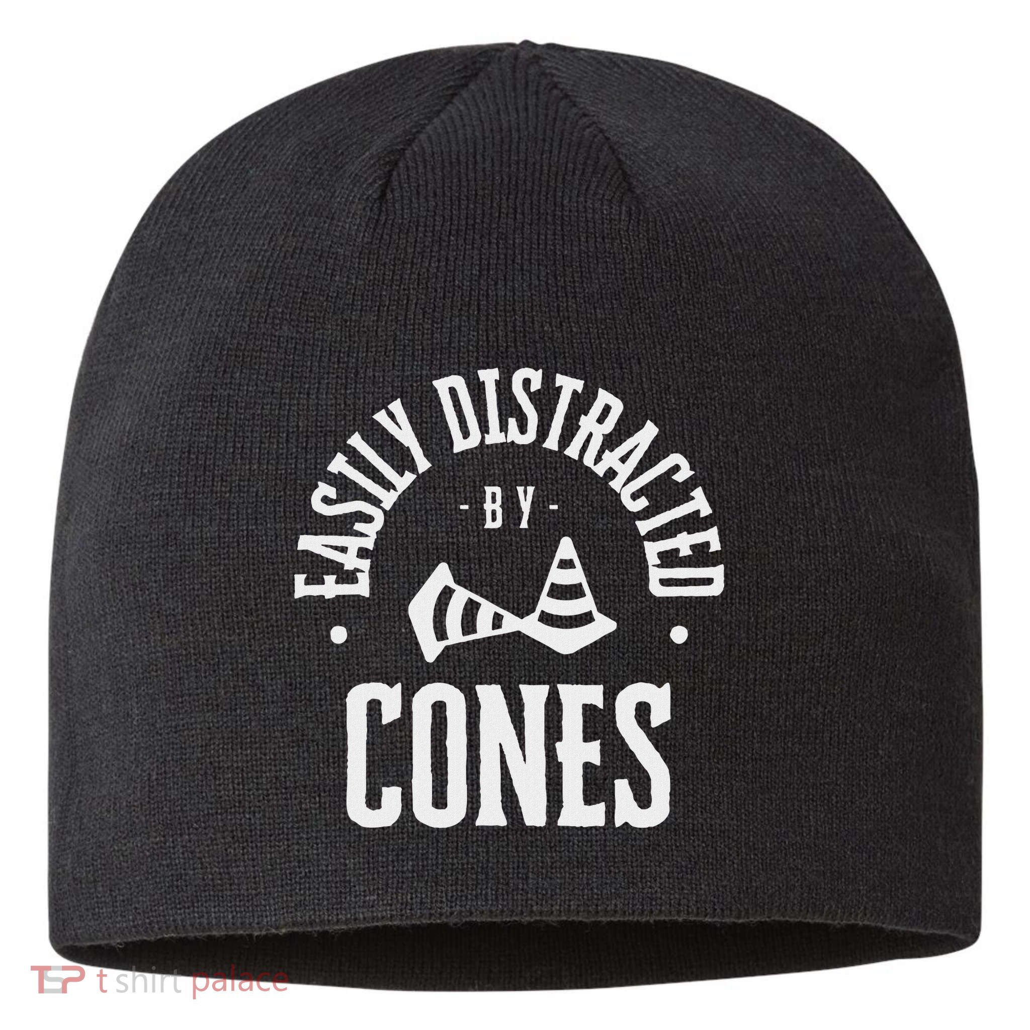 Easily Distracted By Cones – Funny Autox Autocross Racing Sustainable Beanie
