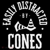 Easily Distracted By Cones – Funny Autox Autocross Racing Poster