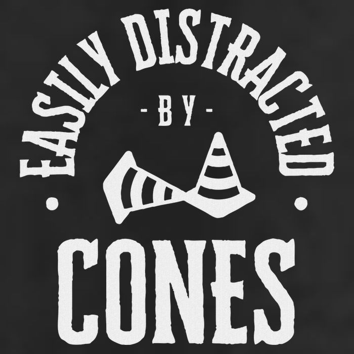 Easily Distracted By Cones – Funny Autox Autocross Racing Golf Towel