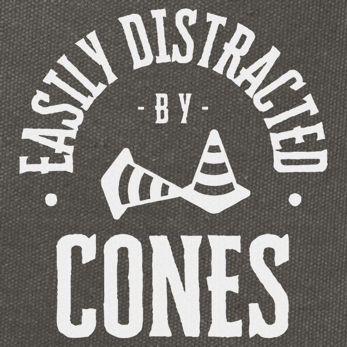Easily Distracted By Cones – Funny Autox Autocross Racing Cotton Canvas Backpack