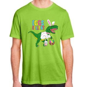 Easter Dinosaur Bunny T Rex Eggs Cellent Adult ChromaSoft Performance T-Shirt