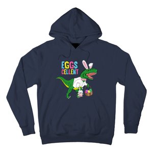 Easter Dinosaur Bunny T Rex Eggs Cellent Hoodie