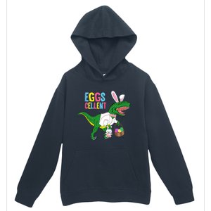 Easter Dinosaur Bunny T Rex Eggs Cellent Urban Pullover Hoodie