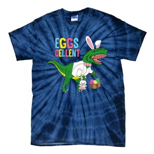 Easter Dinosaur Bunny T Rex Eggs Cellent Tie-Dye T-Shirt