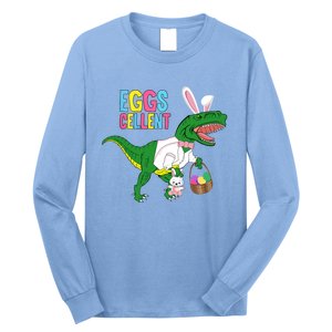 Easter Dinosaur Bunny T Rex Eggs Cellent Long Sleeve Shirt