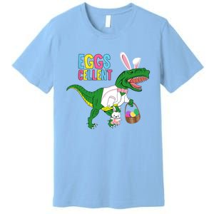 Easter Dinosaur Bunny T Rex Eggs Cellent Premium T-Shirt