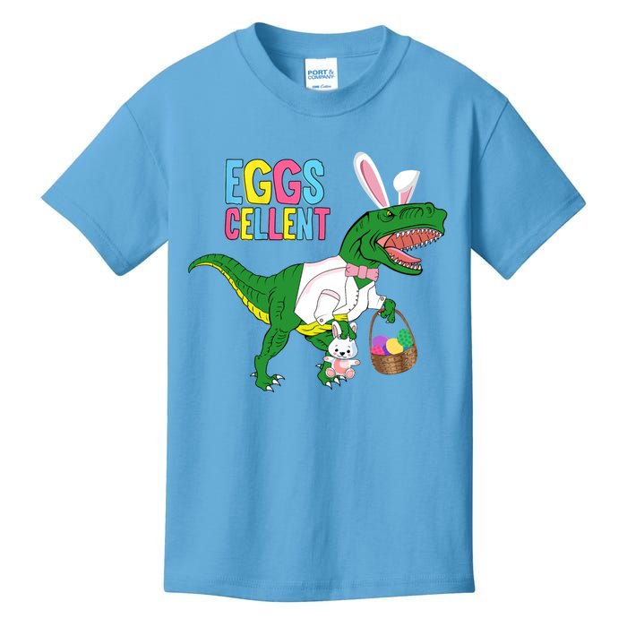 Easter Dinosaur Bunny T Rex Eggs Cellent Kids T-Shirt