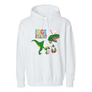 Easter Dinosaur Bunny T Rex Eggs Cellent Garment-Dyed Fleece Hoodie