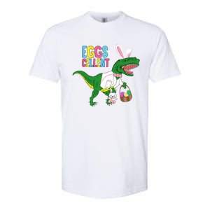 Easter Dinosaur Bunny T Rex Eggs Cellent Softstyle CVC T-Shirt