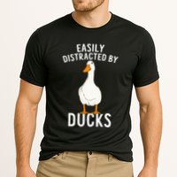 Easily Distracted By Ducks Funny Duck Lover Performance Shirt