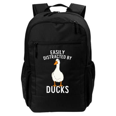 Easily Distracted By Ducks Funny Duck Lover Backpack