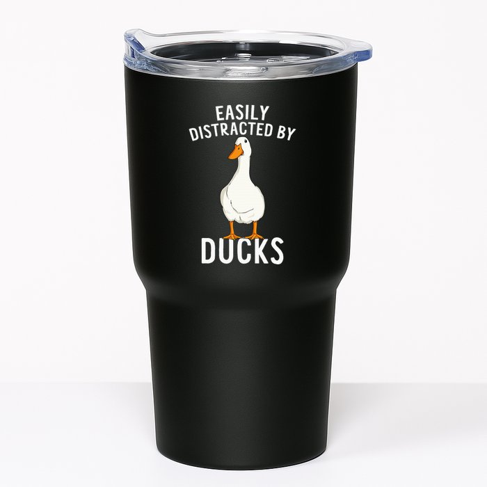 Easily Distracted By Ducks Funny Duck Lover Tumbler