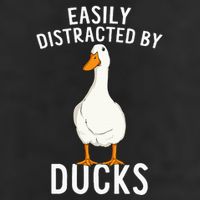 Easily Distracted By Ducks Funny Duck Lover 25L Jumbo Tote