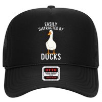 Easily Distracted By Ducks Funny Duck Lover Trucker Hat