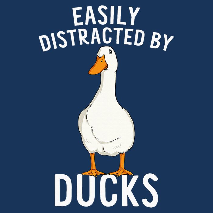 Easily Distracted By Ducks Funny Duck Lover Infant Baby Jersey Bodysuit