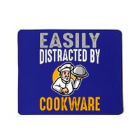 Easily Distracted By Cookware Funny Chef And Cook Gift Mousepad