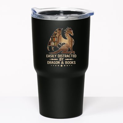 Easily Distracted By Dragons And Books Tumbler