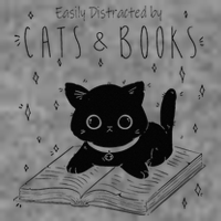 Easily Distracted By Cats And Books Funny Cat & Book Lover Toddler Sweatshirt