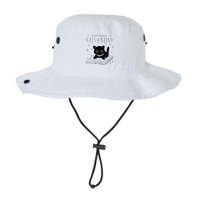Easily Distracted By Cats And Books Funny Cat & Book Lover Bucket Hat