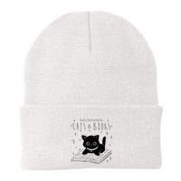 Easily Distracted By Cats And Books Funny Cat & Book Lover Beanie