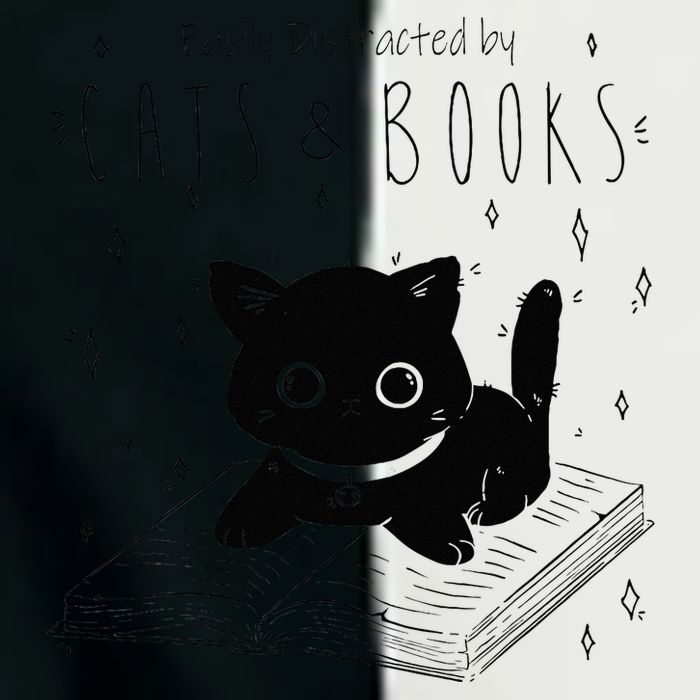 Easily Distracted By Cats And Books Funny Cat & Book Lover Infant Baby Jersey Bodysuit
