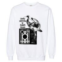 Easily Distracted By Sandhill Cranes Wantique Camera Garment-Dyed Sweatshirt