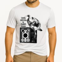 Easily Distracted By Sandhill Cranes Wantique Camera Cooling Performance Crew T-Shirt