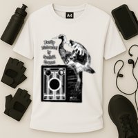 Easily Distracted By Sandhill Cranes Wantique Camera Cooling Performance Crew T-Shirt