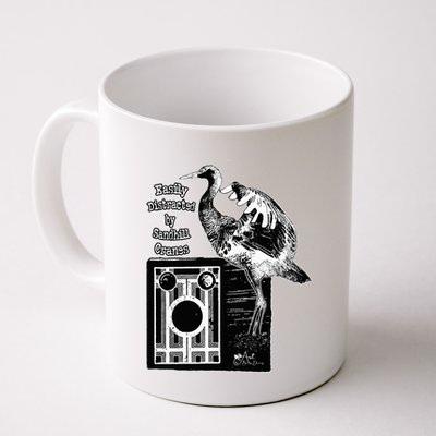 Easily Distracted By Sandhill Cranes Wantique Camera Mug