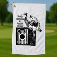 Easily Distracted By Sandhill Cranes Wantique Camera Golf Towel
