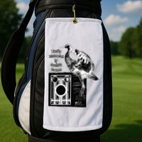 Easily Distracted By Sandhill Cranes Wantique Camera Golf Towel