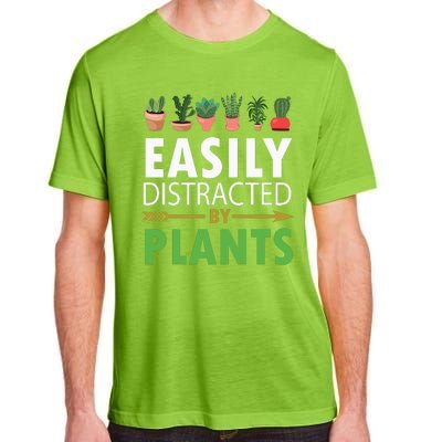 Easily Distracted By Plants Adult ChromaSoft Performance T-Shirt