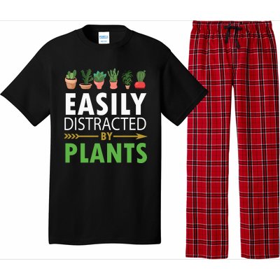 Easily Distracted By Plants Pajama Set